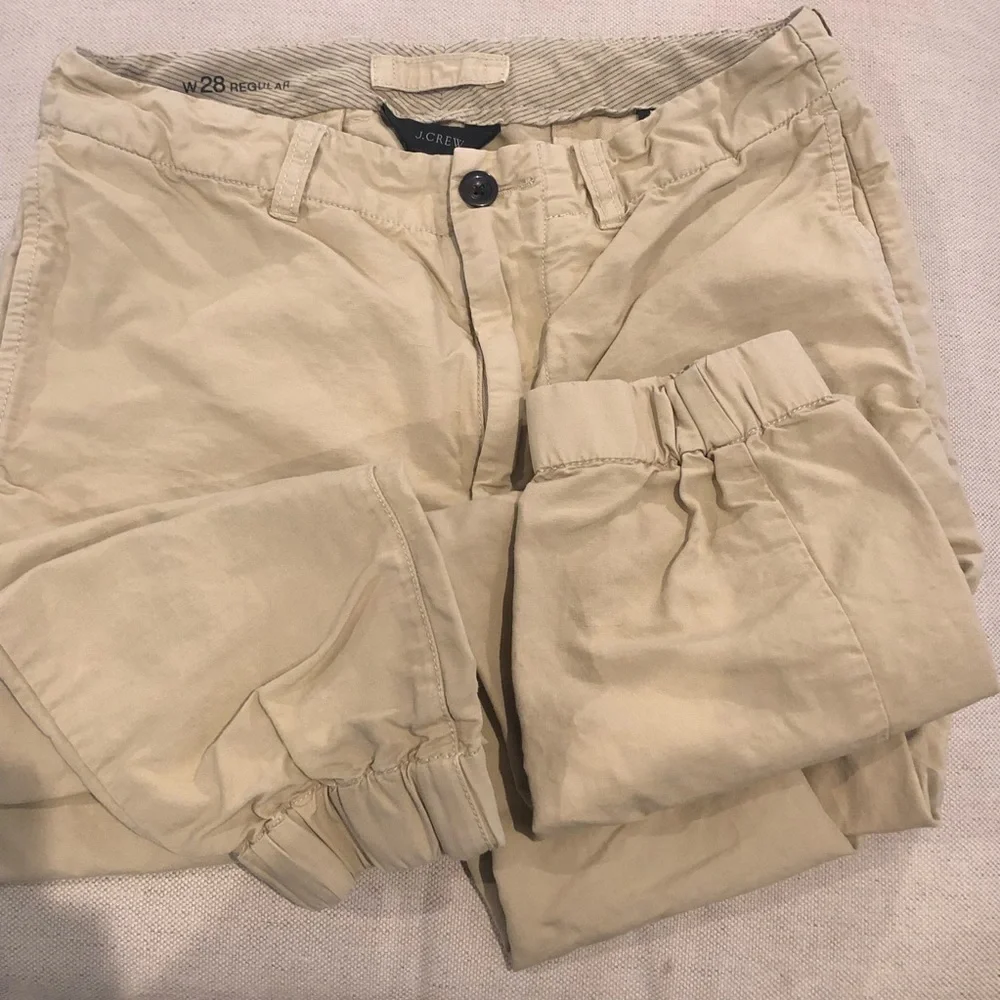 J. Crew Jogger pant in garment-dyed cotton-linen